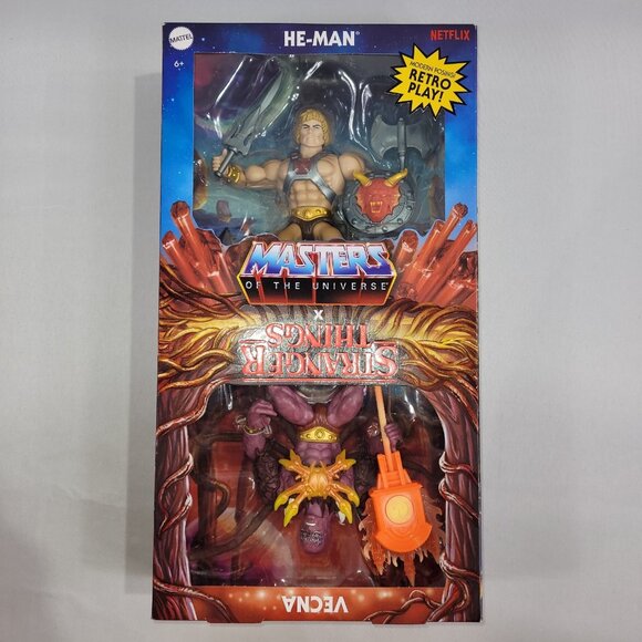 Masters of the Universe He-Man & Stranger Things Vecna Action Figure 2-Pack Matt - Picture 1 of 1